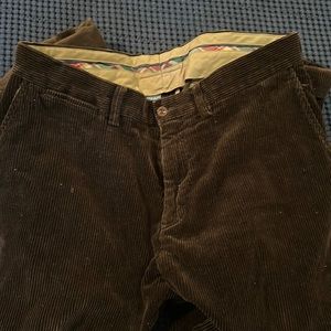 Polo by Ralph Lauren Black Corduroy Preston Pant 34x32